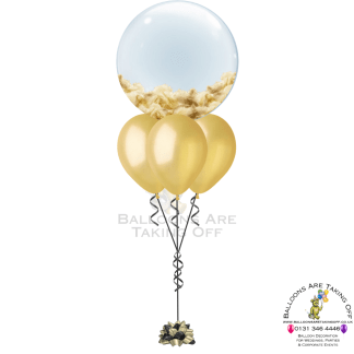 4's - 24" Feather Bubble & 3 Latex