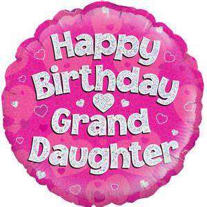 18" Bday Grand Daughter