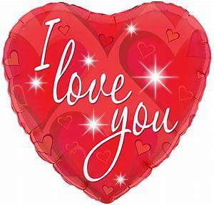 18" Love You Sparkles Heart