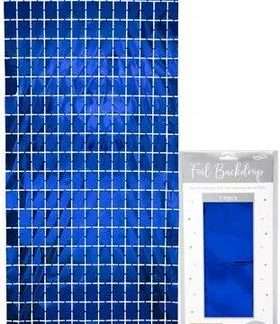 Rectangle Panel Backdrop Blue