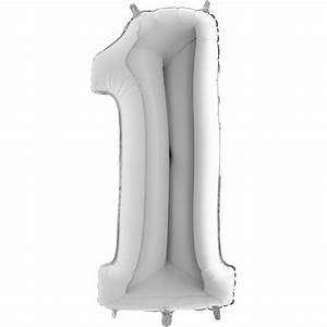 .16" Foil Silver Number 1