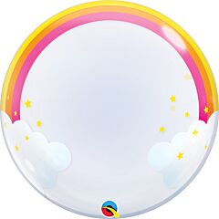 24" Deco Bubble Rainbow