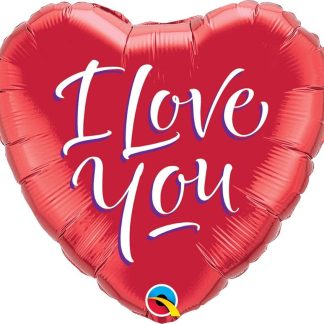 18" Love You Red Heart
