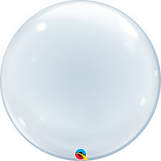 24" Deco Bubble Clear
