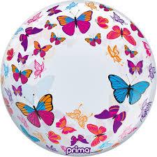 24" Deco Bubble Butterflies