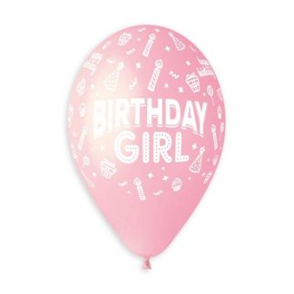 11" Birthday Girl Pink Light